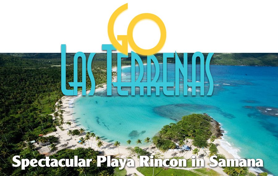 Las Terrenas What to See : Playa Rincon beach in Samana Dominican Republic.